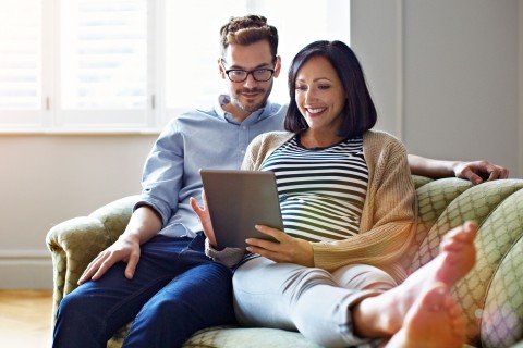 Couple make changes to their Marsden Building Society mortgage online