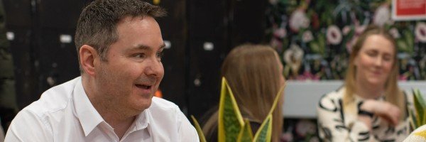 Marsden Building Society employee discussing financial education