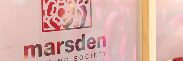 Marsden Building Society Logo Window Banner