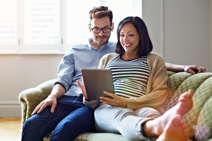 Couple make changes to their Marsden Building Society mortgage online
