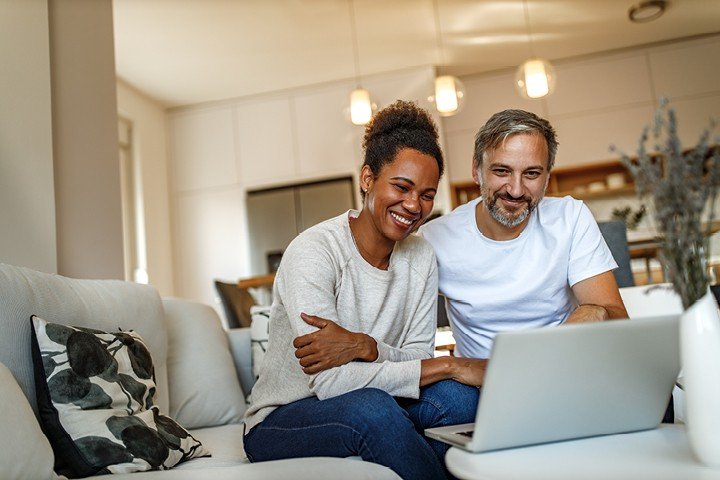 Couple use the Marsden's savings maturity service to reinvest their funds into a new account.