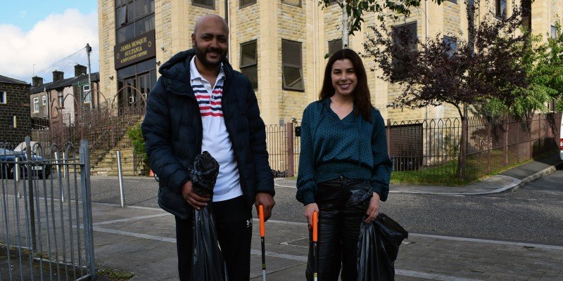 Rashid Hussain Project Manager At Nature Warriors And Jas Finlayson Marketing Manager At Marsden Building Society